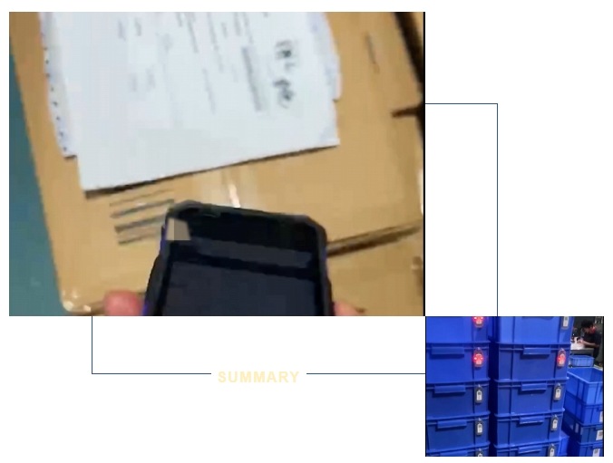 RFID仓储管理蓝牙亮灯标签