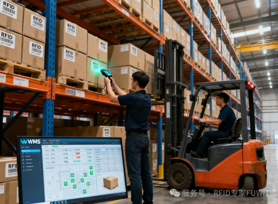 RFID+RTLS叉车仓储管理