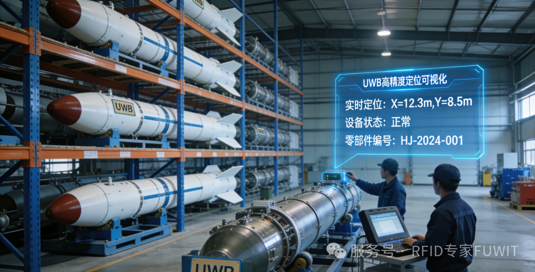 UWB火箭零部件定位