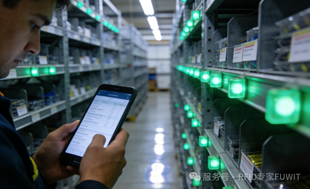 蓝牙AOA亮灯寻物